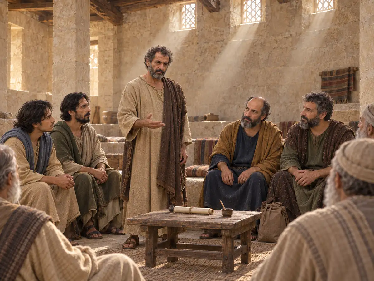 El concilio de Jerusalén: recreación artística
