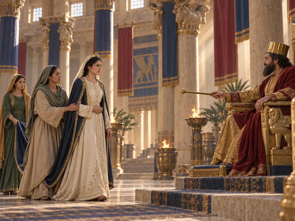 La reina Ester: recreación artística