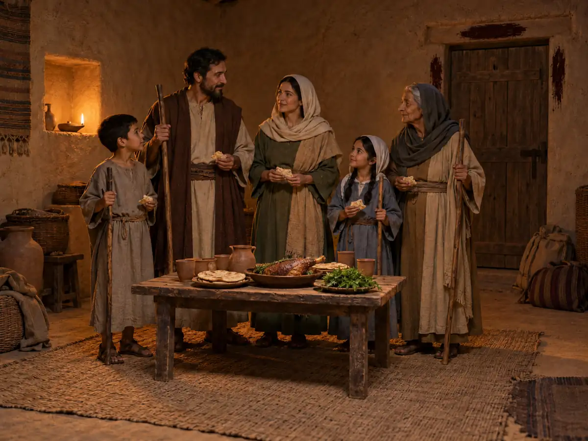Las plagas y la Pascua: recreación artística