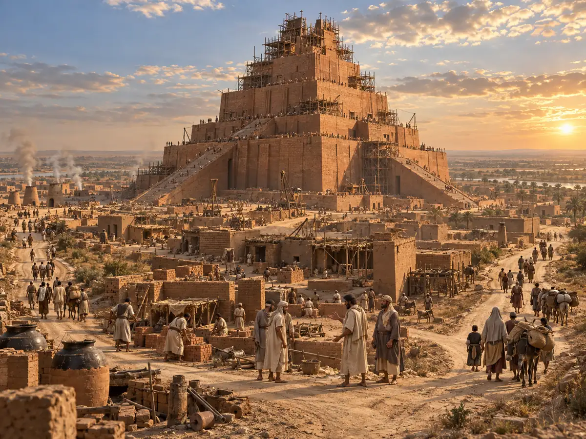 La torre de Babel: recreación artística