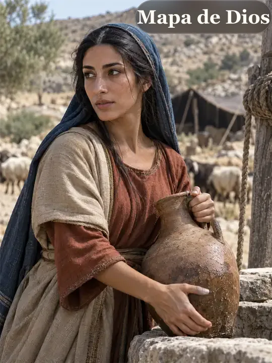 Recreación artística de Rebeca