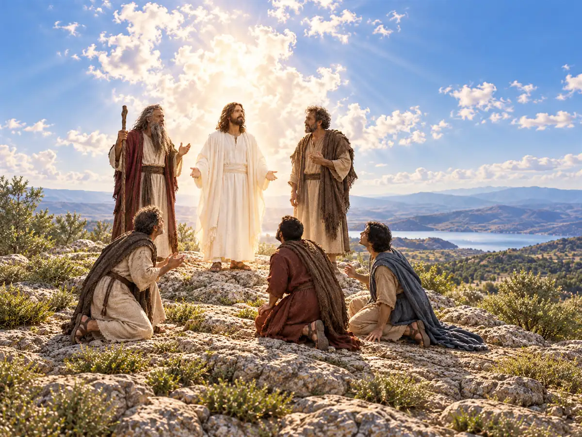Este es mi Hijo amado: recreación artística del Evangelio de este día
