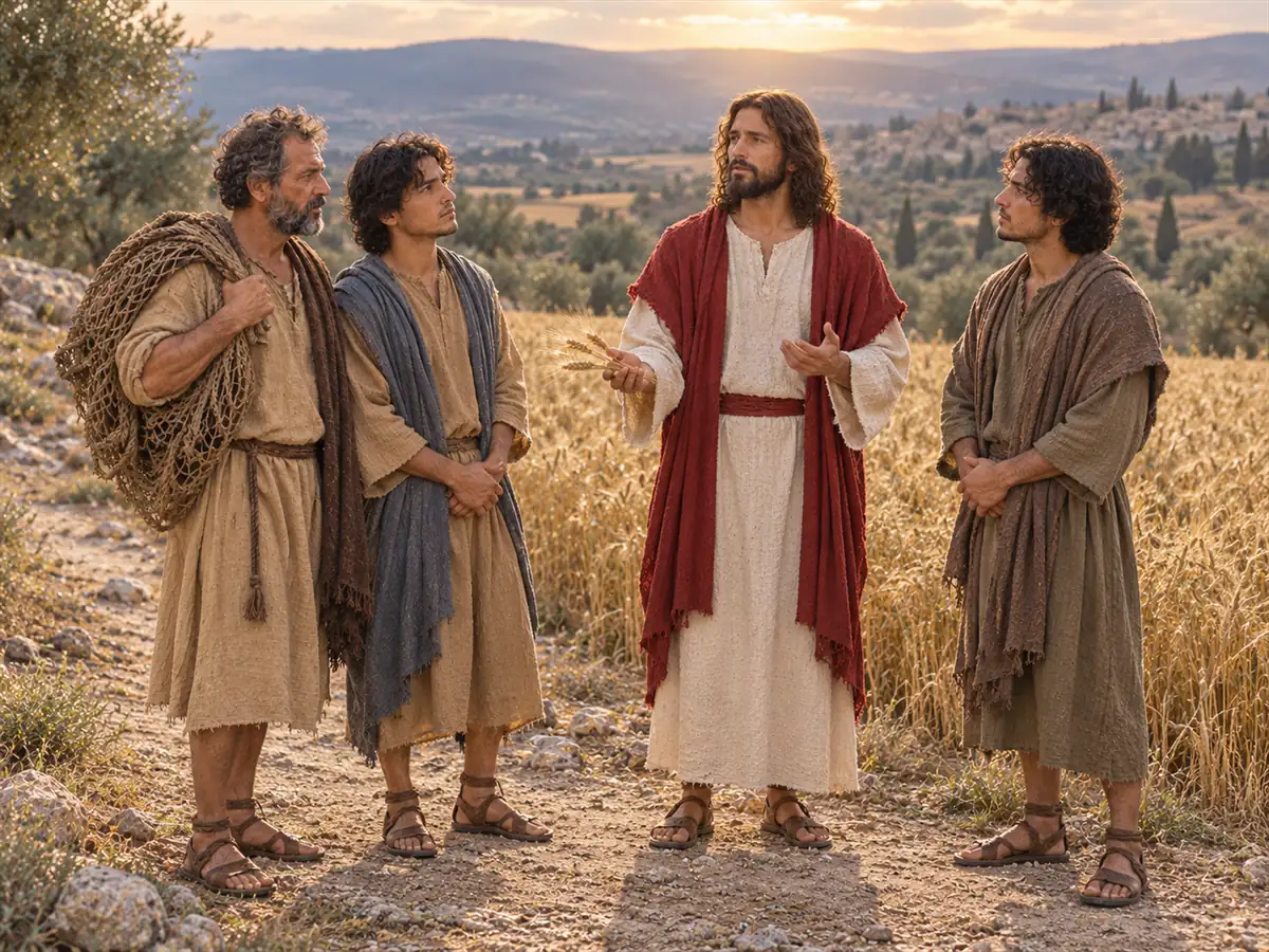 El grano de trigo: recreación artística del Evangelio de este día