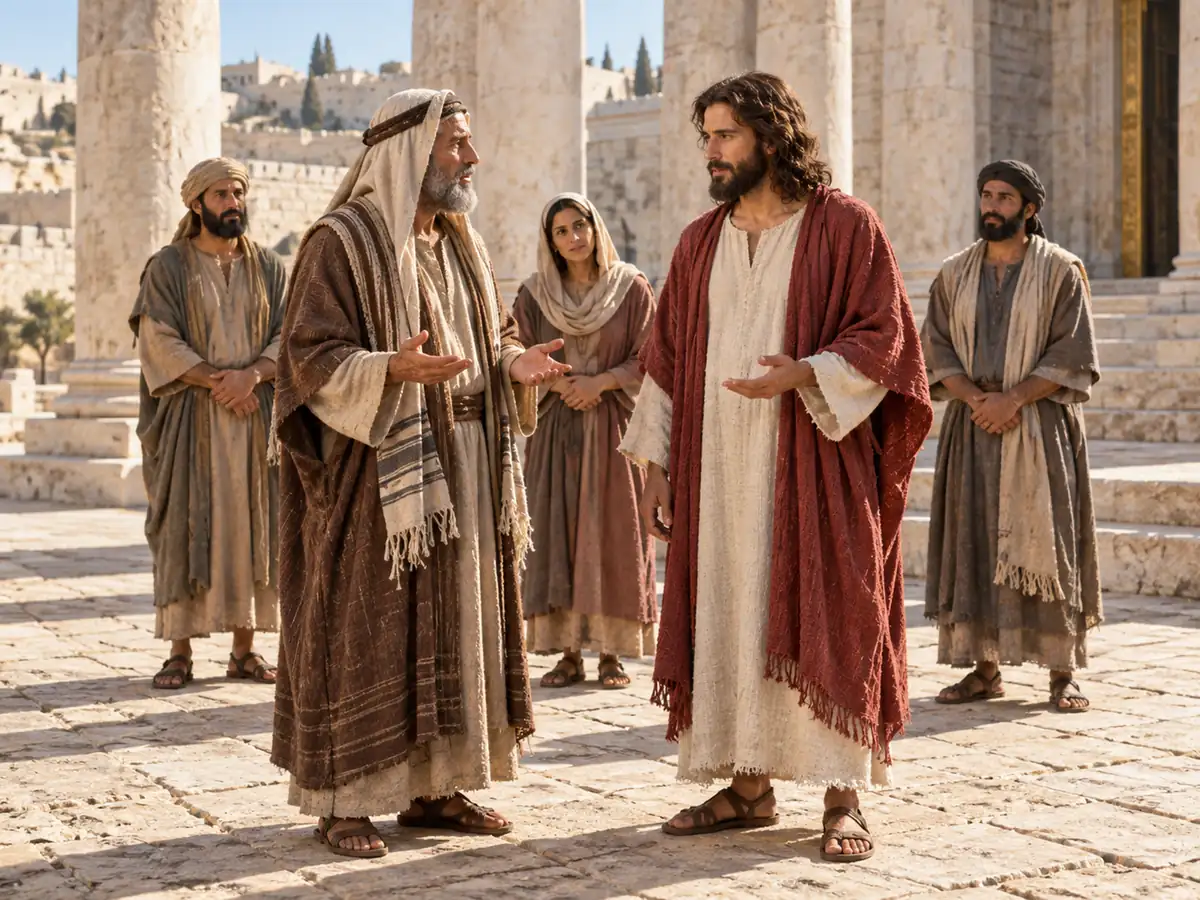 El mandamiento más grande: recreación artística del Evangelio de este día