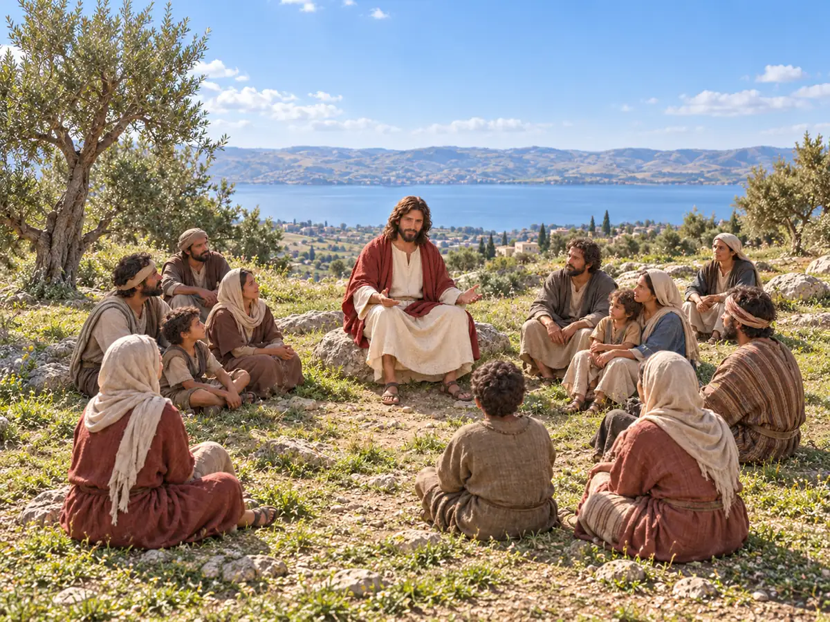 El camino de los santos: recreación artística del Evangelio de este día