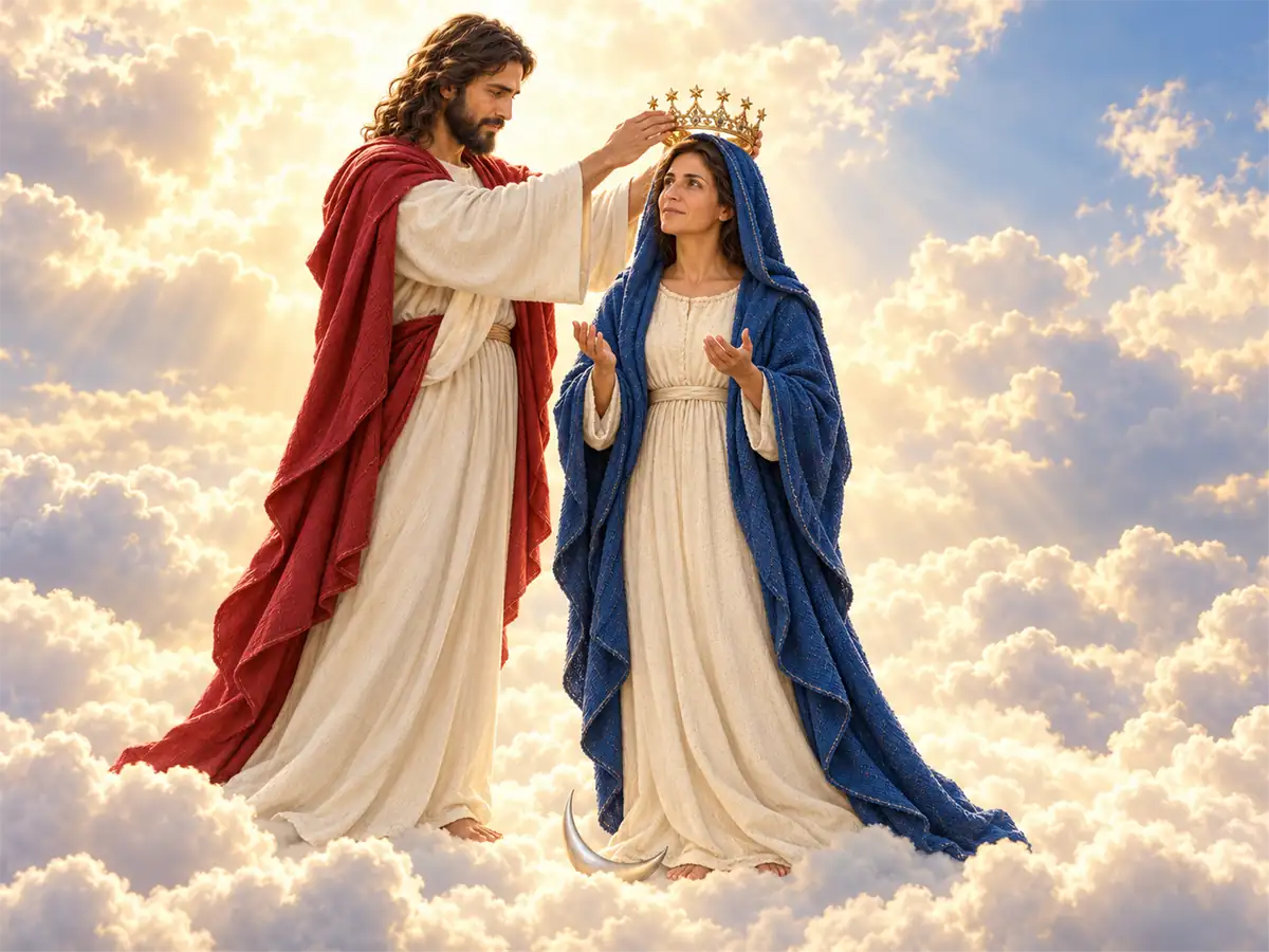 La coronación de María como Reina del cielo y de la tierra